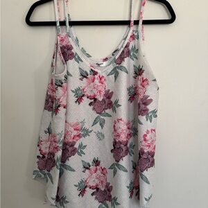 Floral Print Tank Top